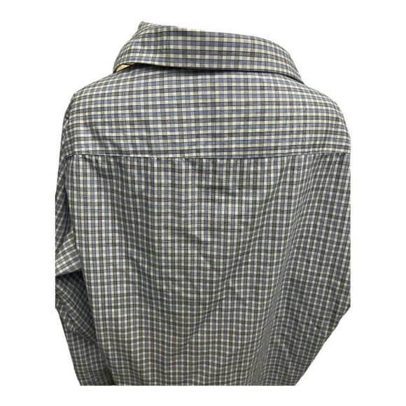Untuckit Men’s Big & Tall Graph Check Button Down Dress Shirt Size 2XL - Picture 5 of 5